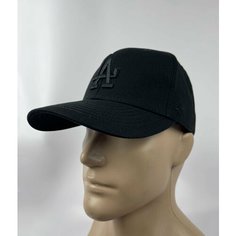 Бейсболка 47 Brand Бейсболка мужская женская НЮ, ЛА для мужчин и женщин, размер 56-58, черный