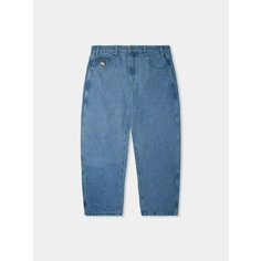 Джинсы широкие Butter Goods Relaxed Denim, размер 32, washed indigo