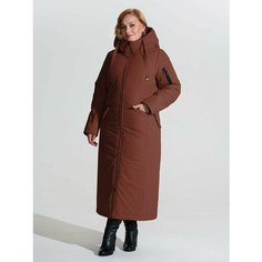 Пальто DIMMA fashion studio Анж, размер 50, кирпичный