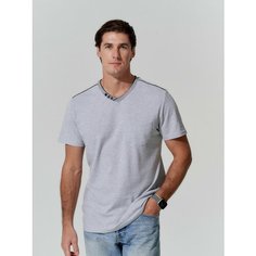 Футболка TRUE BALANCE REGULAR FIT, размер 52, серый меланж