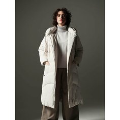 Пальто DIMMA fashion studio Консуэла, размер 52, светло-бежевый
