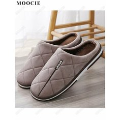 Тапочки MOOCIE, размер 45-47EU, кофе