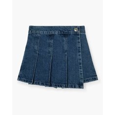 Юбка-шорты Gloria Jeans, размер 12-24мес/92, синий