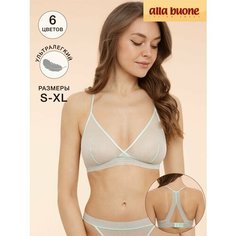 Бюстгальтер Alla Buone, размер 44, мятный