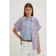 Блуза FINN FLARE, размер M(170-92-98), серо-голубой