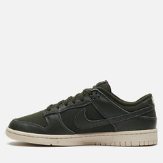 Кроссовки NIKE Dunk Low Retro PRM, размер 9 US, коричневый