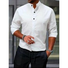 Рубашка , размер 2XL, белый Нет бренда