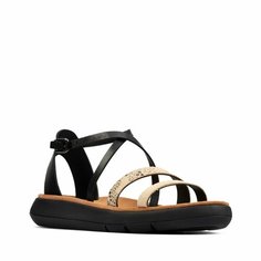 Сандалии Clarks, размер 37 EU, черный
