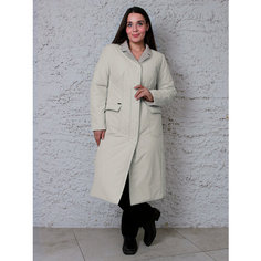 Пальто DIMMA fashion studio Скарлет, размер 44, слоновая кость