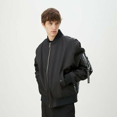 Куртка Versace Jeans Couture, размер 48, черный