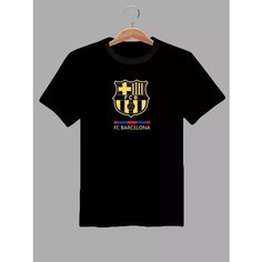 Футболка FC Barcelona, размер M, черный ZA Print