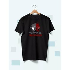 Футболка надписью bushido бушидо, размер M, черный Hlopuska