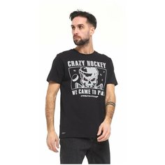 Футболка Atributika & Club Crazy Hockey, размер XXL, черный