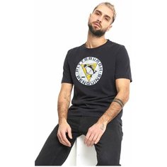 Футболка Atributika & Club Pittsburgh Penguins, размер XXL, черный