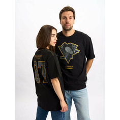 Футболка Atributika & Club Pittsburgh Penguins, размер M, черный