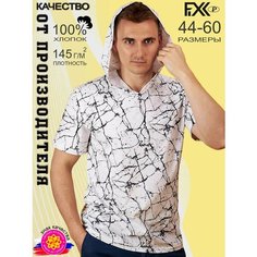 Футболка FIXXSELFIXX, размер 52, белый