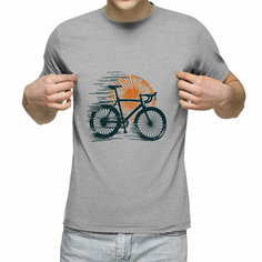 Футболка Us Basic, размер L, серый меланж