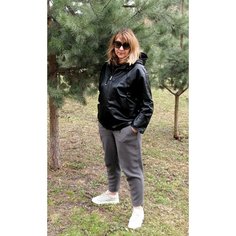 Кожаная куртка Паршков Е.В., размер XL, черный
