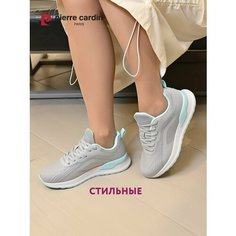 Кроссовки Pierre Cardin, полнота G (EU)/ на среднюю и широкую стопу, размер 40, серый