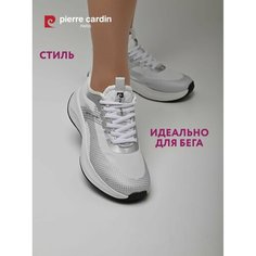 Кроссовки Pierre Cardin, полнота G (EU)/ на среднюю и широкую стопу, размер 39, белый