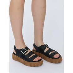 Сандалии Clarks, размер 41,5 EU, черный
