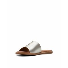 Мюли Clarks, размер 37, серебряный