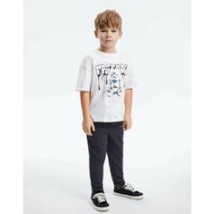 Футболка Gloria Jeans, размер 2-4г/98-104, белый
