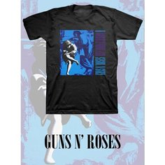 Футболка ROCK UP Guns N Roses, размер XXXL, синий, черный