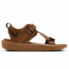 Сандалии NIKE, размер 44 EU, light brown/black