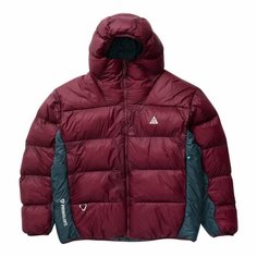 Пуховик NIKE, размер Asia XL, бордовый