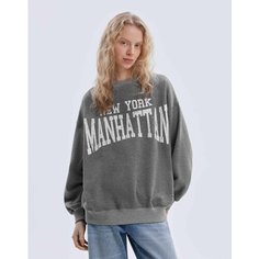 Свитшот Gloria Jeans, размер L-XL (48-54), , серый