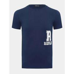 Футболка Replay, размер XL, cиний