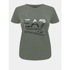 Футболка EA7 EMPORIO ARMANI, размер L, зелёный