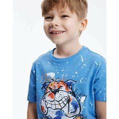 Футболка Gloria Jeans, размер 2-4г/98-104, синий