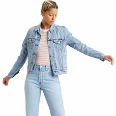 Джинсовая куртка Levis Women Original Trucker Jacket, размер XXS, голубой Levis®