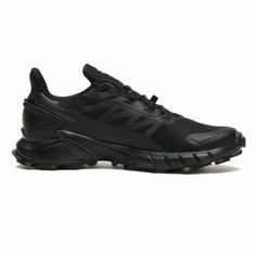 Кроссовки Salomon, полнота D, размер UK 9; EUR 43 1/3; USA 9,5; 27,5 см (примерно на российский 42*), черный
