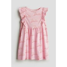 Платье H&M Весна-лето 2024, размер 98/104, розовый фламинго