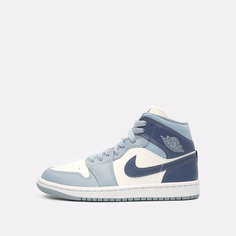 Кроссовки Jordan Air Jordan 1 Mid, полнота M (US)/ на среднюю стопу, размер 37,5 EU, белый