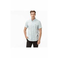 Рубашка LACOSTE, размер T39, голубой