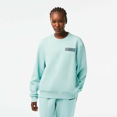 Свитшот LACOSTE Loose Fit, размер T38, , светло-зеленый