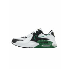 Кроссовки NIKE Air Max Excee, размер 8, белый/черный/зеленый