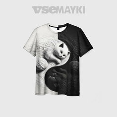 Футболка VseMayki.Ru, размер 76/78, белый