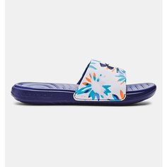 Шлепанцы Under Armour Ansa Graphic, размер 6 US, синий