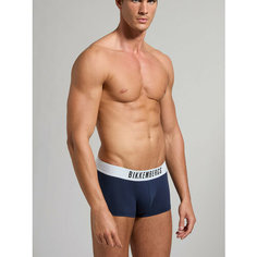 Трусы BIKKEMBERGS Elegance, комплект из 2 шт., размер XL, navy