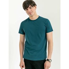 Футболка BeGood Базовая коллекция, размер 54, сине-зеленый