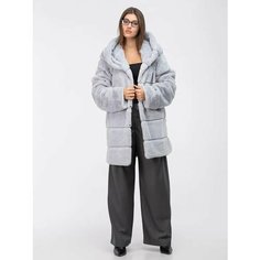Шуба чебурашка MELLAFURS, размер 4XL, серый