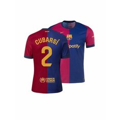 Футболка спортивная Барселона Кубарси Cubarsi 24/25, 1 шт., размер M, синий, красный Нет бренда