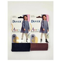 Колготки Dover, 100 den, 2 шт., размер 122-128, черный/коричневый