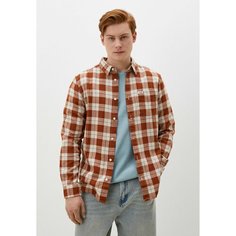Рубашка Wrangler WRG 1 POCKET SHIRT LEATHER BRO, размер XXL, коричневый