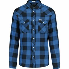 Рубашка Wrangler WRG LS WESTERN SHIRT FEDERAL B, размер XXL, cиний